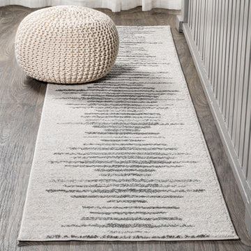 Aya Berber Stripe Geometric Area Rug